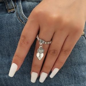 Silver Lock/Key Charm Ring!